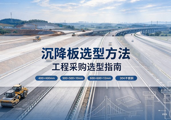 桑植沉降板选择方法